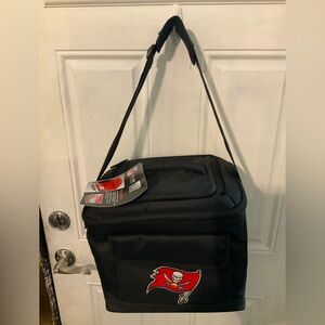 Tampa Bay Buccaneers NFL Black and Red Cooler Bag